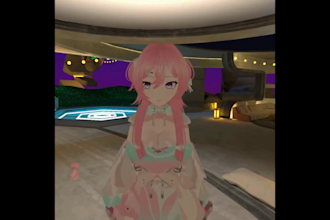 create 3d character models vtuber, anime, 3d rigging, vroid or vrchat