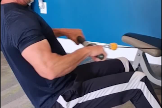 create mature male fitness and workout gear video ads