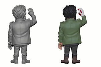 sculpt custom 3d character modeling, action figures, custom toys and 3d printing