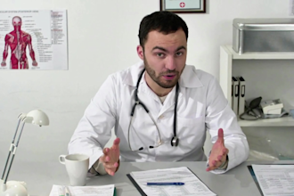 male ugc medical doctor spokesperson representator in english or spanish