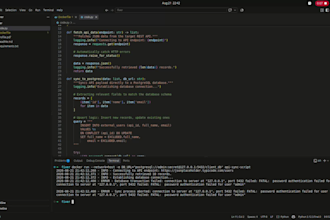 build a python script to sync your API data to postgresql or mysql