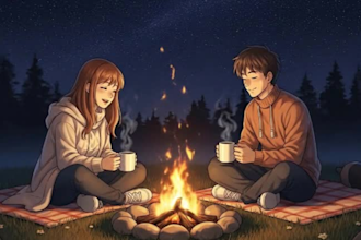 create 4k lofi loop animation video lofi animated gif youtube twitch lofi loop
