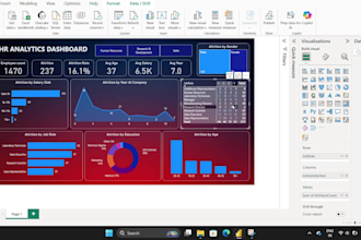 turn your raw data into eye catching visuals and clear insight