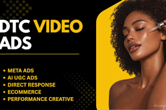 high converting dtc video ads ai ugc ads short form direct response ecommerce ad