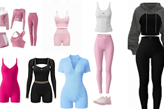 design clothing tech pack activewear tech pack sportwear gymwear sportbra design