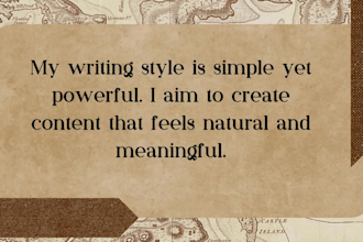 write heartfelt poems, letters and emotional content for you