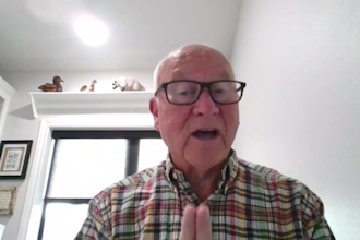 senior man spokesperson video male selfie spokesperson ugc testimonial video