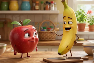 create viral ai talking fruit videos ai talking food, ai funny object ai videos