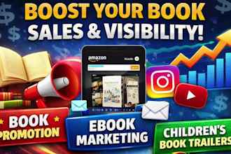 book promotion, ebook marketing children book trailer, amazon book promotion