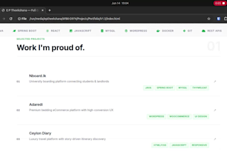 design and build a modern, responsive personal portfolio website