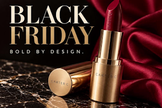 create eye catching black friday ads for your beauty brand