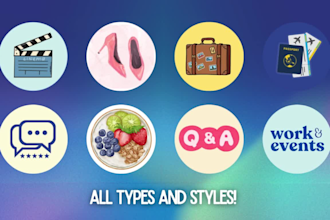 create unique instagram story highlight covers