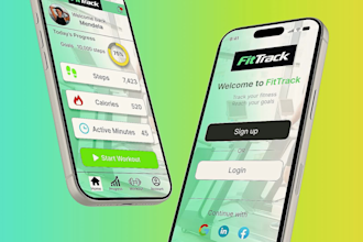 design app store and google play screenshots for ios android app
