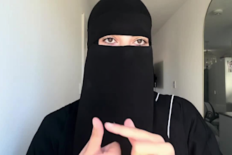 arab english testimonial female spokesperson niqqob ugc videos video review