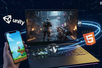 develop 2d 3d games html5 javascript mobile game development unity unreal engine
