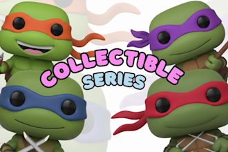 create 3d funko pop character modeling for print and game