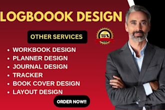 design printable logbooks planners journals workbooks and trackers
