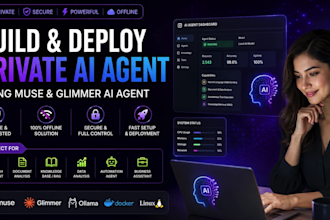 setup deploy private muse glimmer ai agents local llm and fix loop errors