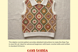 create a crochet top PDF patt