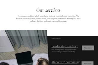 design wix website, redesign wix site for german coaches and consultants