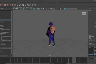 create 3d claymation style character rig facial animation game motion blender