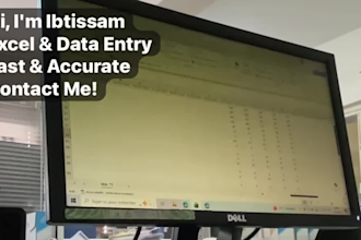 accurate data entry and invoice prossing in excel