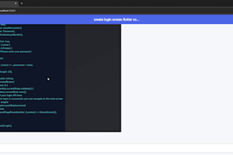 provide flutter ai chatbot app with source code