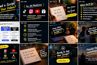 write engaging youtube shorts scripts