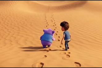 do pixar style 3d kids animation, ai kids cartoon video, 3d character animation