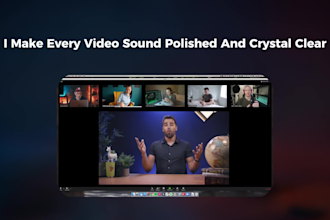 do online course, podcast, and zoom video editing