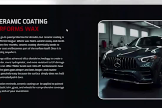 design car detailing, mobile detailing and ceramic coating wordpress websites
