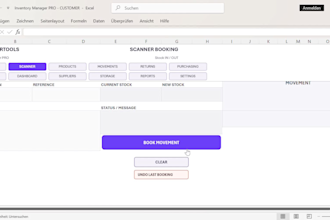 create an automated excel inventory management system