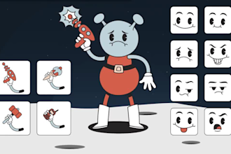 create custom interactive rive animation for apps,saas, websites and games