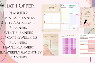 design a hyperlinked digital planner for ipad and goodnotes