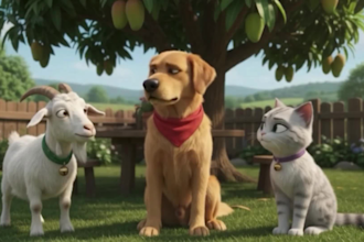 do veo3 ai talking animal video, funny animal animation, tiktok ai cartoon video