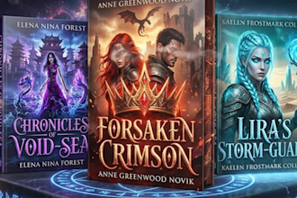 do book cover design, ebook, KDP, fantasy, sci fi, cover
