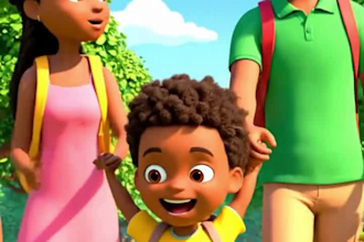 create 3d pixar and cocomelon style animated videos for kids youtube channel