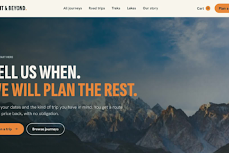 design a  travel website with tour booking features