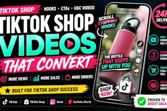 create tiktok shop product videos that convert with hooks and ctas
