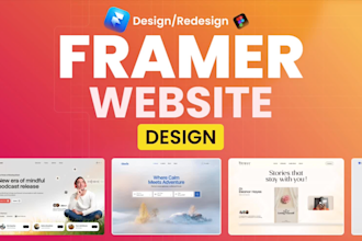 do modern framer website design, framer landing page as a framer developer