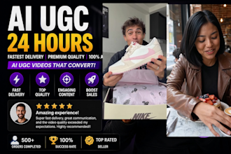 create ugc content in english or spanish ai