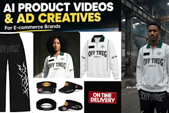 create promotional video ads, commercial video, ai product visuals for ecommerce