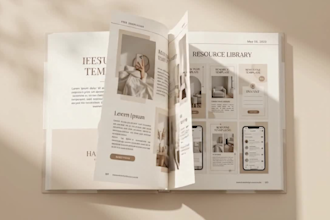 do coaching ebook, canva ebook, canva workbook, editable pdf, magazine design
