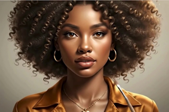 create digital illustrations paint with time lapse video