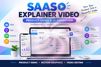 create a saas explaniner video or product demo