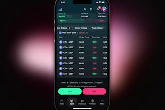 develop crypto trading app, forex trading app and stock trading app