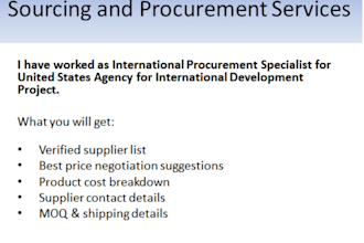 provide reliable supplier sourcing and procurement solutions