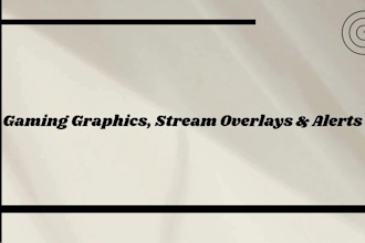 design high CTR youtube gaming thumbnails and live streams