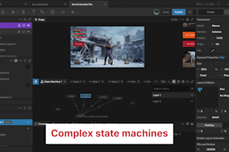 create an interactive rive animation for your project