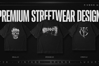 custom streetwear t shirt design, typography t shirt design, streetwear design